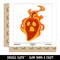 Water Bottle Sticker Set Spicy Ghost Pepper Fire Chili Cute Waterproof Vinyl Stickers Pack Decal, Skateboard, Laptop, Car, Window, Bumper - 5 Pack